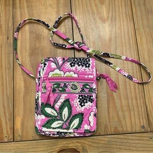 Vera Bradley Priscilla Pink Mini Hipster Cross body NWOT